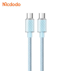 MCDODO CA-3670 100W Type-C to Type-C Transparent Data Cable 1.2m