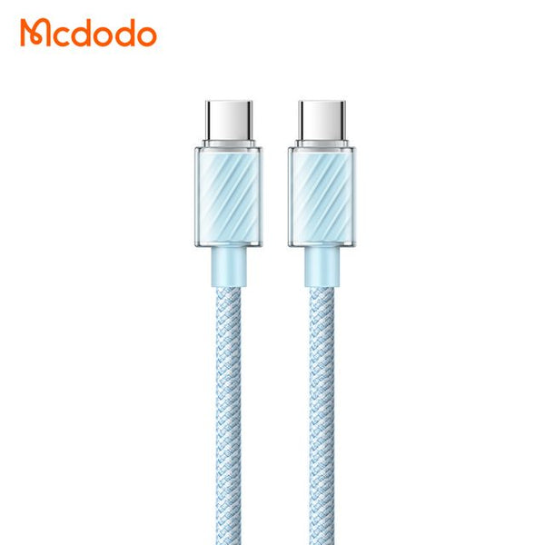 MCDODO CA-3670 100W Type-C to Type-C Transparent Data Cable 1.2m