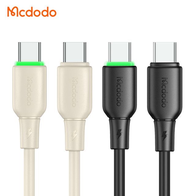 MCDODO CA-4770 65W Type-C to Type-C Data Cable with LED Light 1.2m