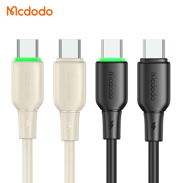 MCDODO CA-4770 65W Type-C to Type-C Data Cable with LED Light 1.2m