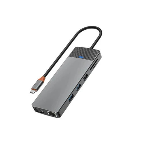 WiWU 12-in-1 USB-C Hub for MacBook with HDMI & LAN