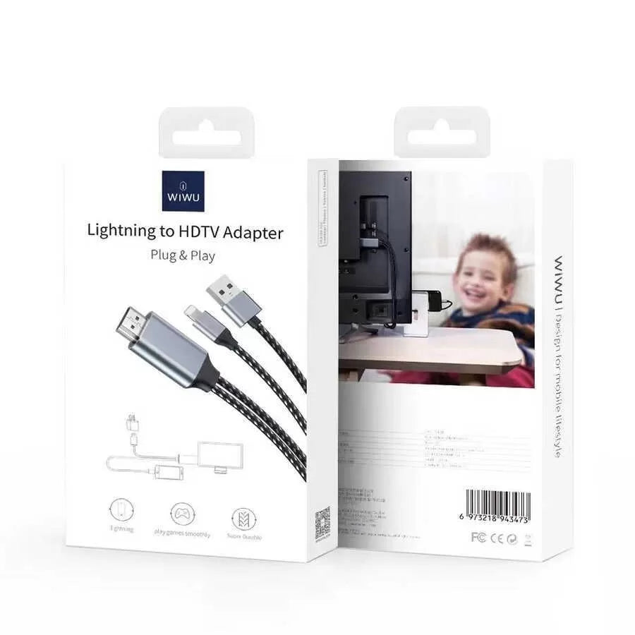 WIWU X7i Plug & Play Lightning To HDMI Cable
